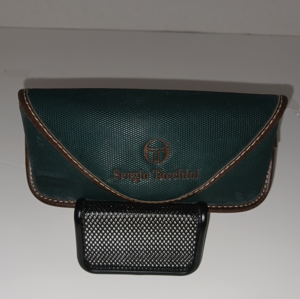 Sergio Tacchini Green Sunglasses, Eyeglasses  Case